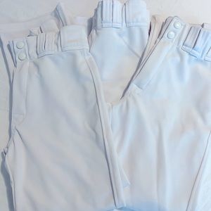 Boys Easton white baseball pants